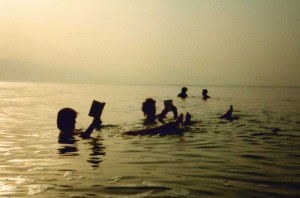 Floating in the Dead Sea in the 1980's!
